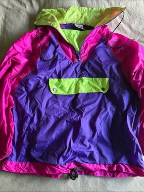 Vintage Cyprus Creek Windbreaker , very bright and cool.